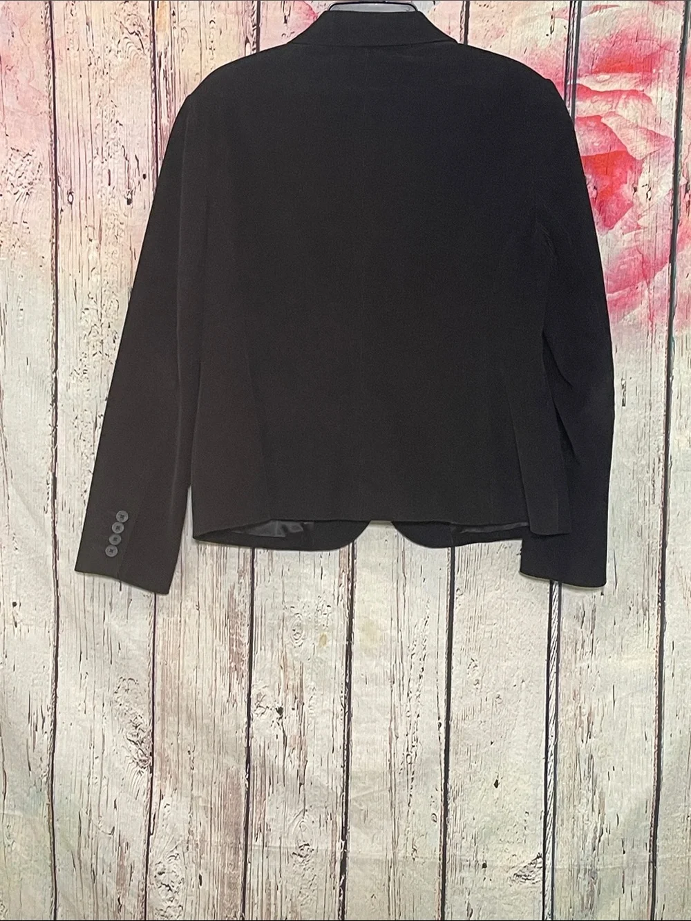 Michael Kors Black Corduroy Blazer Jacket Size 14